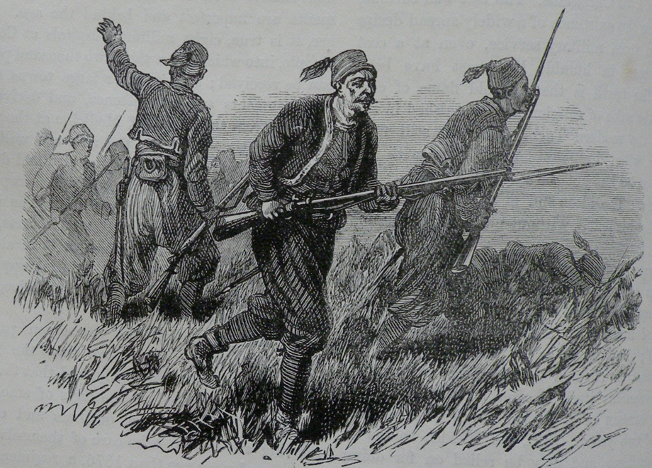 Օսմանեան բանակի զինուորներ ռուս-թրքական պատերազմին ժամամանակ, 1877-1878