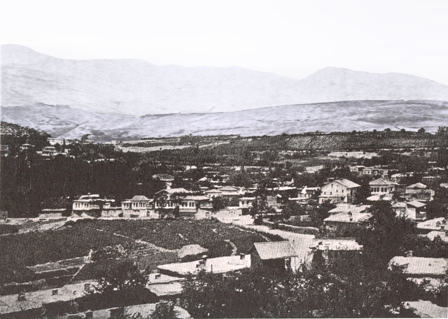 Marash. The north-eastern quarters - Chichekli and Divanli (Source: Kalusdian, op. cit.)
