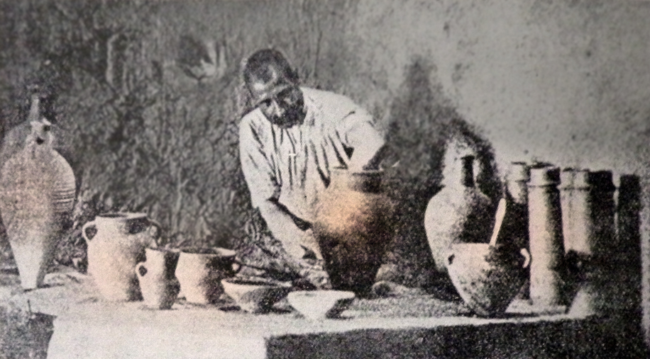 The town of Harput. The potter Mamas in his workshop (Source: Vahé Haig, op. cit.)