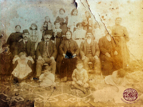 Adana, 1897. The Gechijian family
