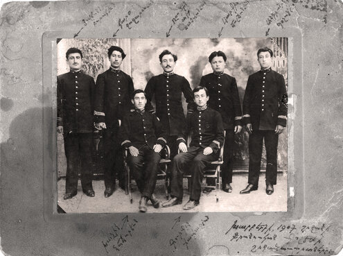 Mezire 1907. The graduates of the Capuchins’ French College
